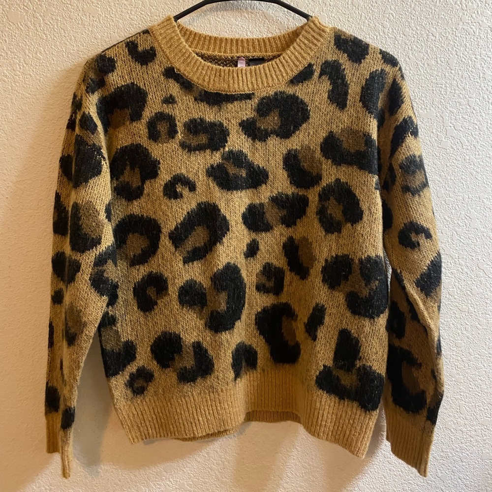 Cheetah Print Sweater